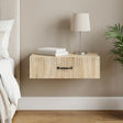 Vidaxl wandmontage zijtafel 59 x 34,5 x 17 cm bewerkt hout