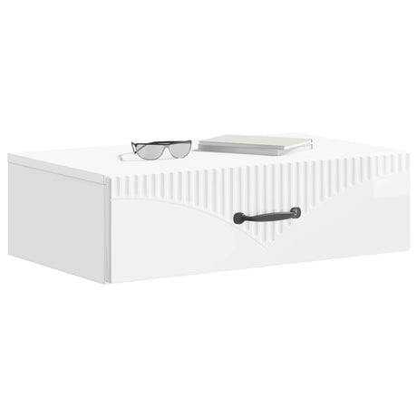 Vidaxl wandmontage zijtafel 59 x 34,5 x 17 cm bewerkt hout