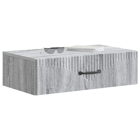 Vidaxl wandmontage zijtafel 59 x 34,5 x 17 cm bewerkt hout