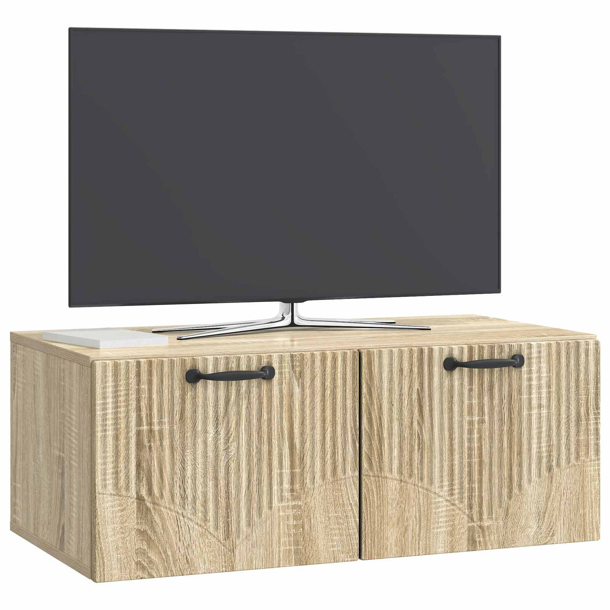 Vidaxl wandbeugel tv-kast sonoma eiken 78,5 x 41 x 30 cm bewerkt hout