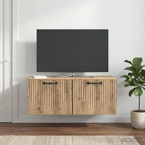 Vidaxl wandbeugel tv-kast 78,5 x 41 x 30 cm artisanaal eiken