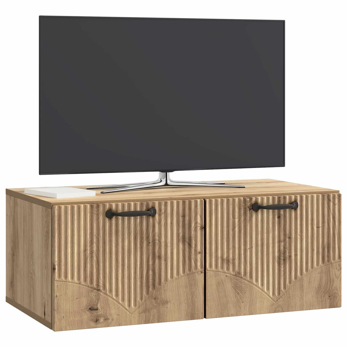 Vidaxl wandbeugel tv-kast 78,5 x 41 x 30 cm artisanaal eiken
