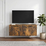 Vidaxl wandbeugel tv-kast gerookt eiken 78,5 x 31 x 30 cm bewerkt hout
