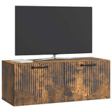 Vidaxl wandbeugel tv-kast gerookt eiken 78,5 x 31 x 30 cm bewerkt hout