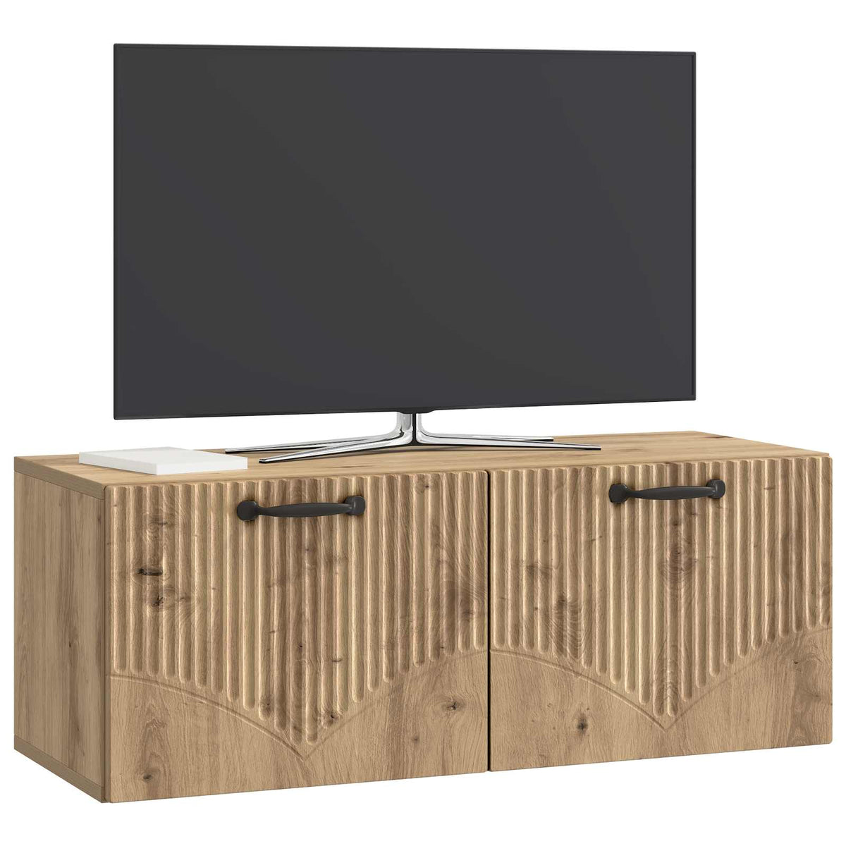 Vidaxl wandbeugel tv-kast 78,5 x 31 x 30 cm artisanaal eiken