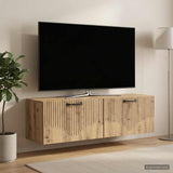 Vidaxl wandbeugel tv-kast 98 x 31 x 30 cm artisanaal eiken