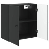 Vidaxl wandkast 59 x 31 x 60 cm bewerkt hout zwart