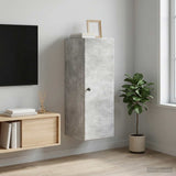 Vidaxl wandkast 33 x 34,5 x 90 cm bewerkt hout betongrijs