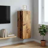 Vidaxl wandkast 33 x 34,5 x 90 cm bewerkt hout oud hout
