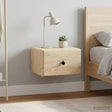 Vidaxl wandbeugel bedkast 2 st sonoma eiken 34,5 x 33 x 20 cm