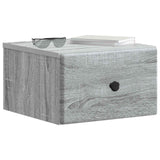 Vidaxl wandbeugel bedkast 2 st grijs sonoma 34,5 x 33 x 20 cm