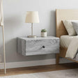 Vidaxl wandbeugel bedkast 2 st grijs sonoma 49 x 34,5 x 20 cm