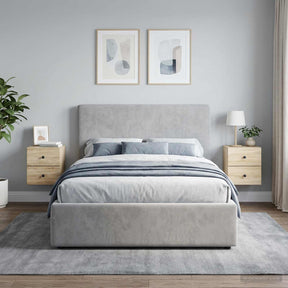 Vidaxl wandbeugel bedkast 2 st sonoma eiken 34,5 x 33 x 40 cm