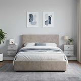 Vidaxl wandbeugel bedkast 2 st grijs sonoma 34,5 x 33 x 40 cm