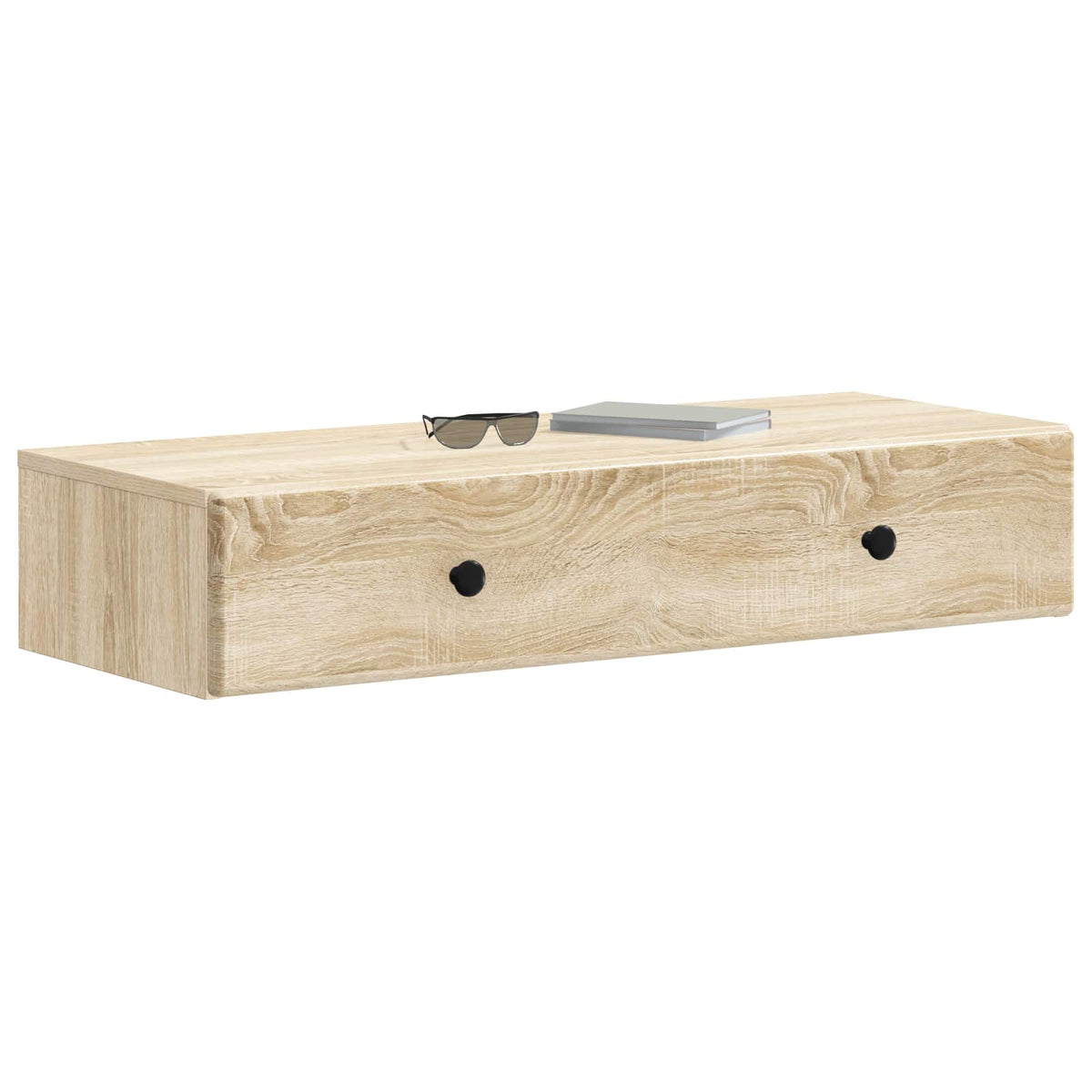 Vidaxl wandmontage zijtafel sonoma eiken 87,5 x 34,5 x 17 cm
