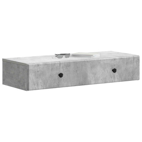 Vidaxl wandmontage zijtafel betongrijs 87,5 x 34,5 x 17 cm