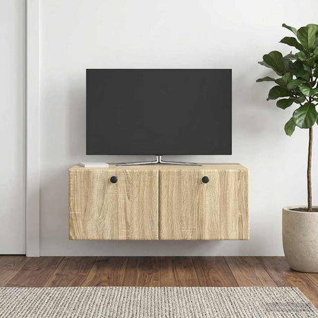 Vidaxl wandbeugel tv-kast 78,5 x 41 x 30 cm sonoma eiken bewerkt hout