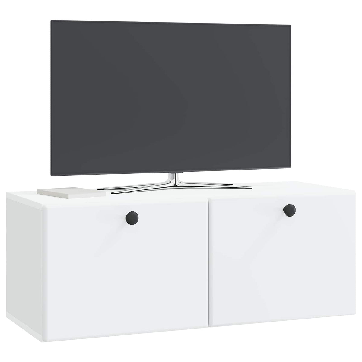Vidaxl wandbeugel tv-kast 78,5 x 31 x 30 cm wit bewerkt hout