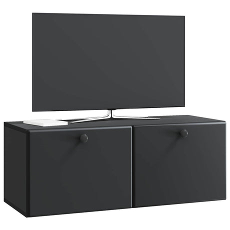 Vidaxl wandbeugel tv-kast 78,5 x 31 x 30 cm zwart bewerkt hout