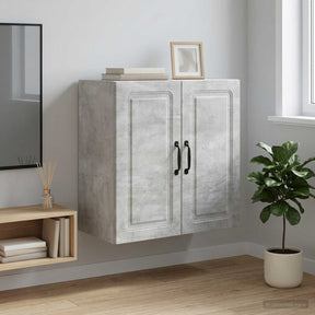 Vidaxl wandkast 59 x 31 x 60 cm bewerkt hout betongrijs