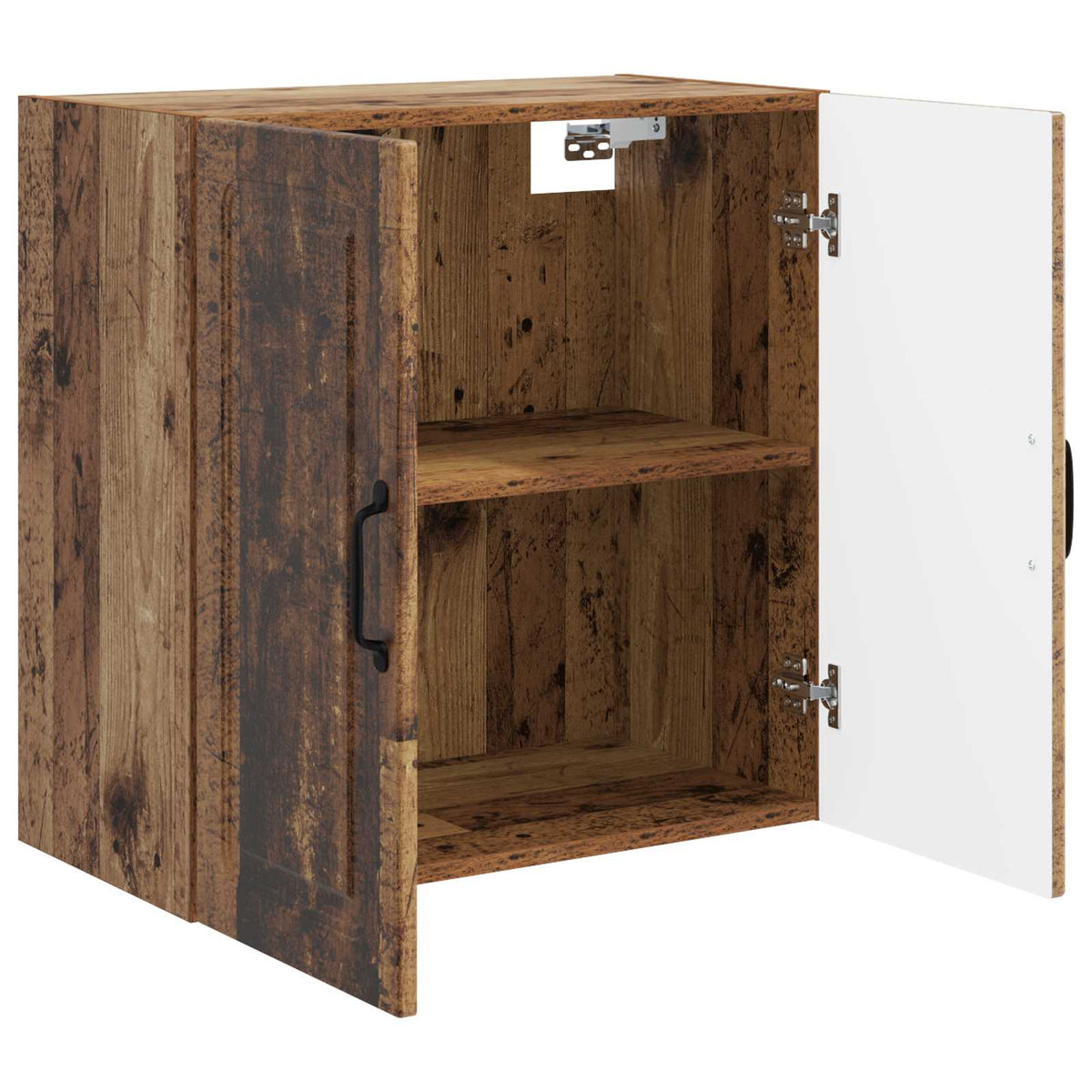 Vidaxl wandkast 59 x 31 x 60 cm bewerkt hout oud hout
