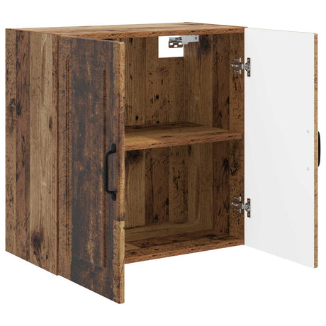 Vidaxl wandkast 59 x 31 x 60 cm bewerkt hout oud hout