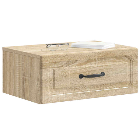 Vidaxl wandbeugel bedkast 2 st sonoma eiken 49 x 34,5 x 20 cm