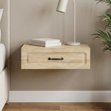 Vidaxl wandmontage zijtafel sonoma eiken 59 x 34,5 x 17 cm