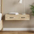Vidaxl wandmontage zijtafel sonoma eiken 87,5 x 34,5 x 17 cm