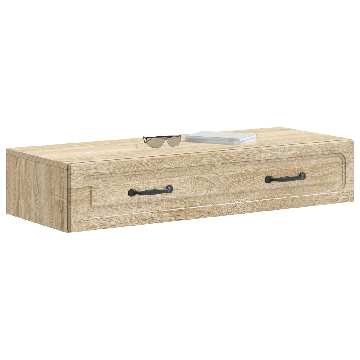 Vidaxl wandmontage zijtafel sonoma eiken 87,5 x 34,5 x 17 cm