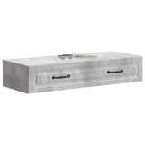 Vidaxl wandmontage zijtafel betongrijs 87,5 x 34,5 x 17 cm