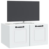 Vidaxl wandbeugel tv-kast wit 59,5 x 41 x 30 cm bewerkt hout