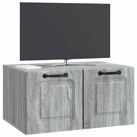 Vidaxl wandbeugel tv-kast grijs sonoma 59,5 x 41 x 30 cm bewerkt hout