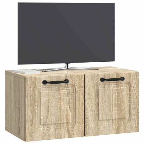 Vidaxl wandbeugel tv-kast sonoma eiken 59,5 x 31 x 30 cm bewerkt hout