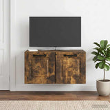 Vidaxl wandbeugel tv-kast gerookt eiken 59,5 x 31 x 30 cm bewerkt hout