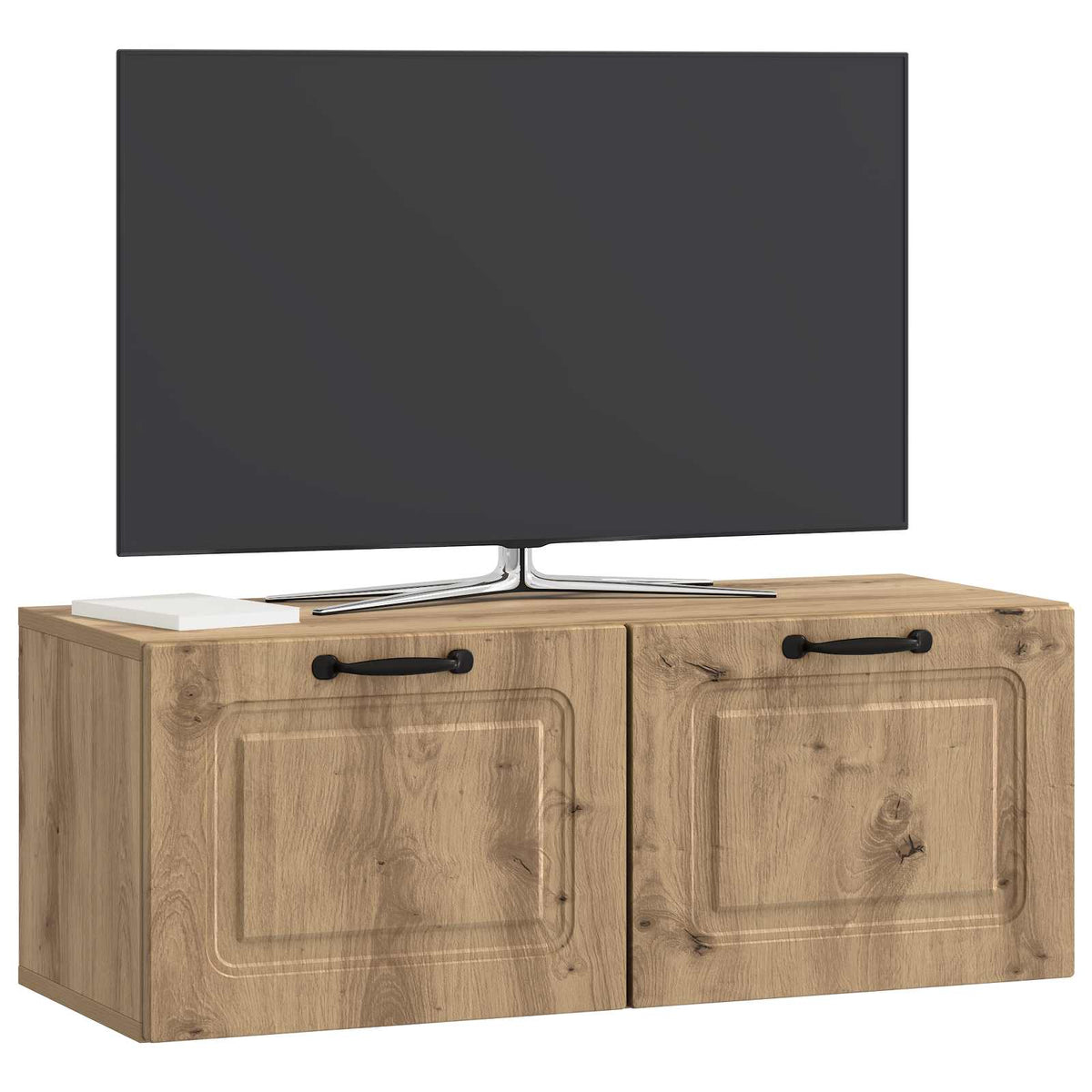 Vidaxl wandbeugel tv-kast 78,5 x 31 x 30 cm artisanaal eiken