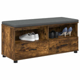 Vidaxl halbank gerookte eik 100 x 38 x 46 cm