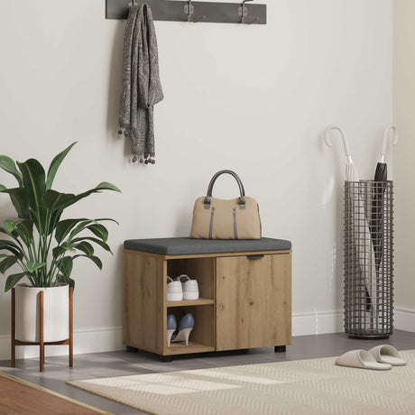 Vidaxl halbank artisan eik 60 x 38 x 46 cm