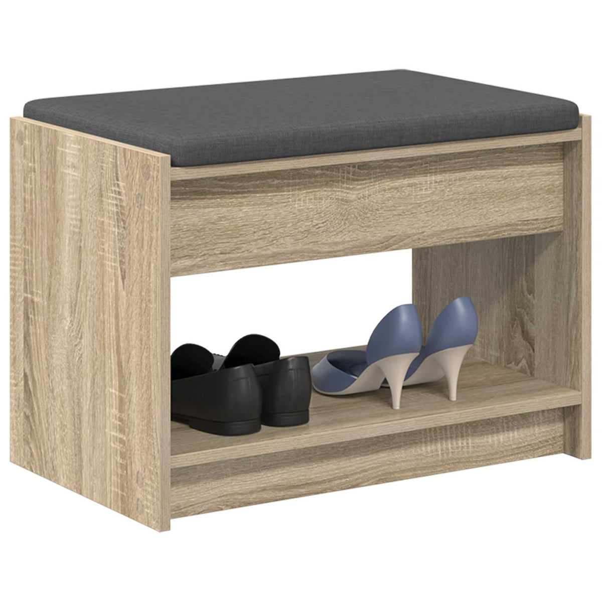 Vidaxl halbank sonoma eiken 63 x 38 x 45 cm