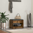 Vidaxl halbank gerookte eik 63 x 38 x 45 cm