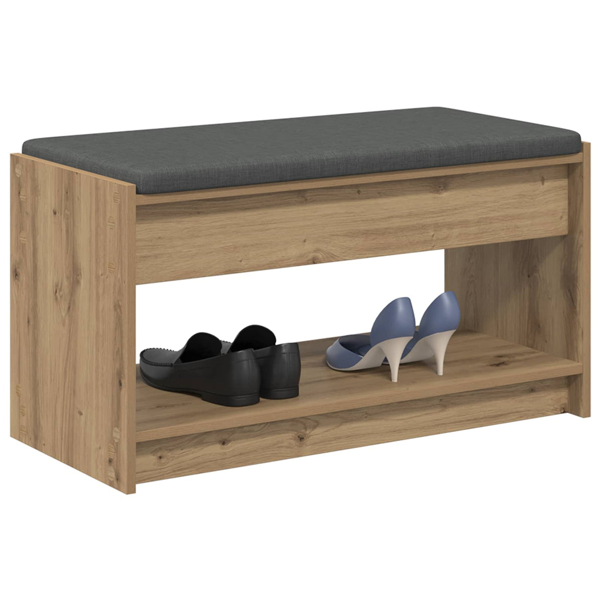 Vidaxl halbank artisan eik 83 x 38 x 45 cm