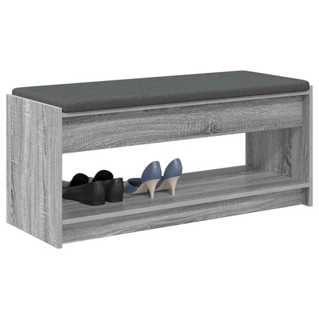 Vidaxl halbank grijze sonoma 103 x 38 x 45 cm