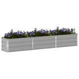 Vidaxl plantenbak lichtgrijs 290 x 50 x 45 cm gegalvaniseerd staal