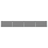 Vidaxl plantenbak lichtgrijs 385 x 50 x 45 cm gegalvaniseerd staal