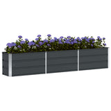 Vidaxl plantenbak antraciet 240 x 40 x 45 cm staal