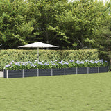 Vidaxl plantenbak antraciet 770 x 50 x 45 cm gegalvaniseerd staal