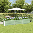 Vidaxl plantenbak pastelgroen 290 x 50 x 45 cm gegalvaniseerd staal