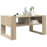 Vidaxl salontafel sonoma eiken 92 x 53 x 45 cm bewerkt hout
