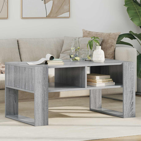 Vidaxl salontafel grijs sonoma 92 x 53 x 45 cm bewerkt hout