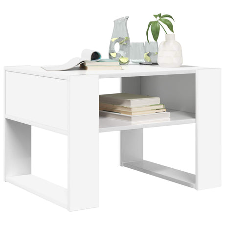 Vidaxl salontafel wit 66 x 53 x 45 cm bewerkt hout